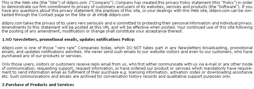 Privacy Policy
