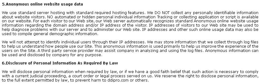 Privacy Policy