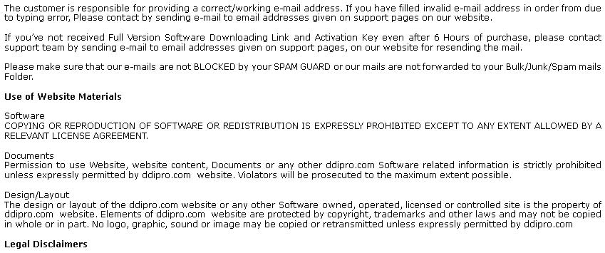 Terms and Conditions